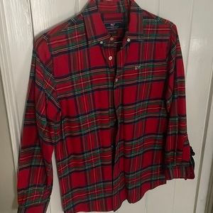 Vineyard Vines Kids Button Down Shirt Plaid